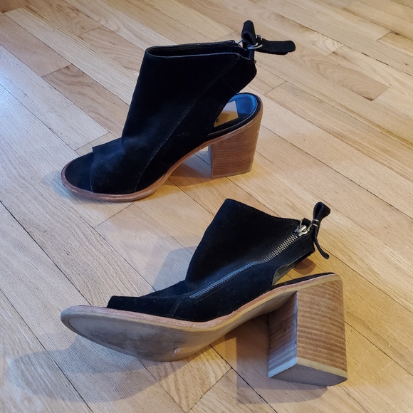 Dolce vita black suede block heels - Picture 4 of 4